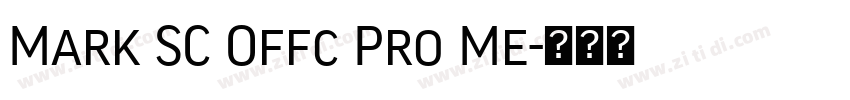 Mark SC Offc Pro Me字体转换
